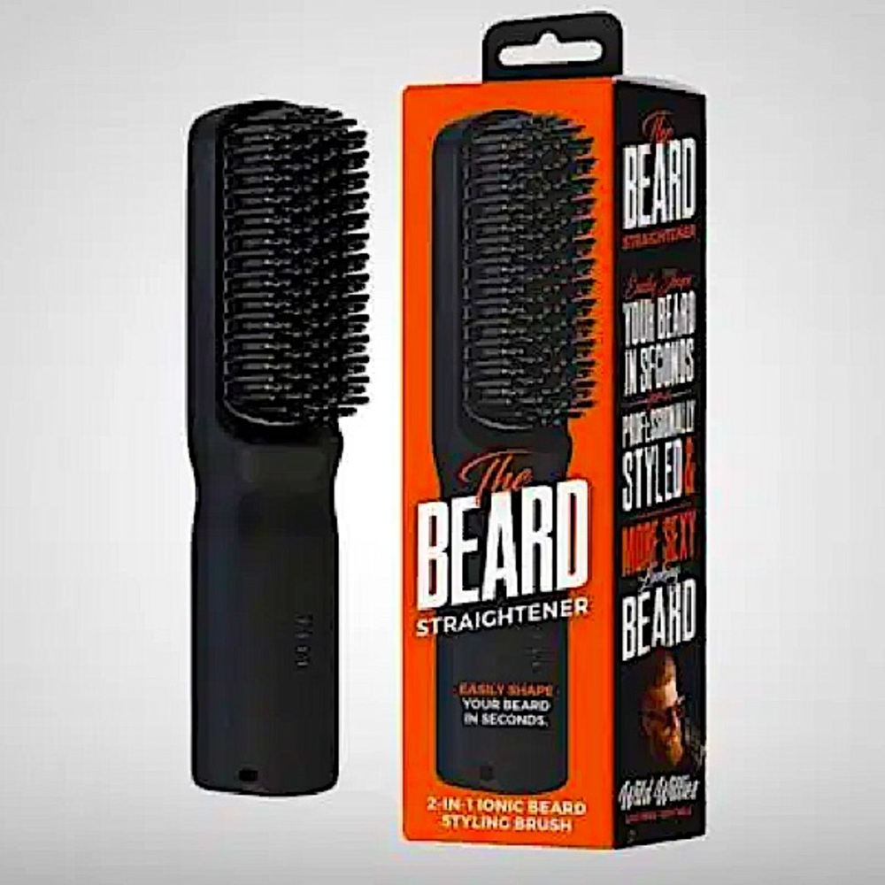 2 In 1 - Ionic Beard Styling Brush